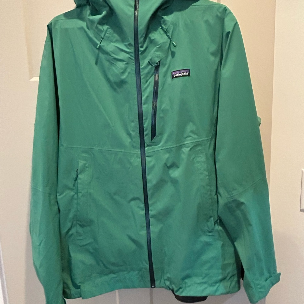 Patagonia Teal Rain Jacket Shell - image 2